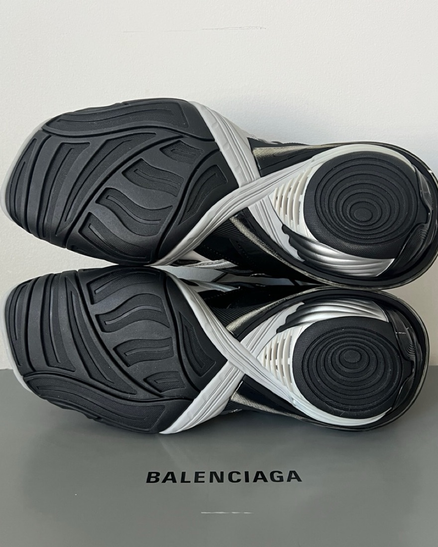 Balenciaga Tyrex black silver square toe by Balenciaga - Pickle
