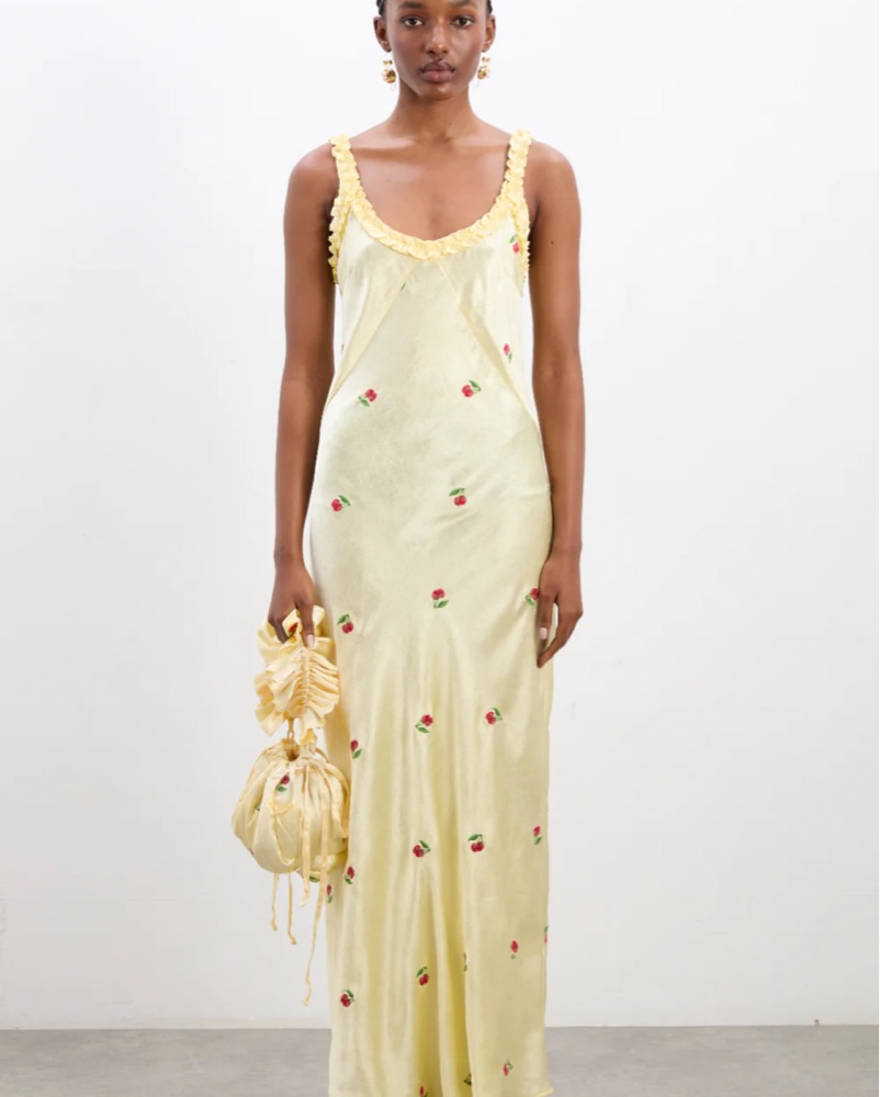 Damson Madder Simone Slip Dress - B by Damson Madder - Pickle