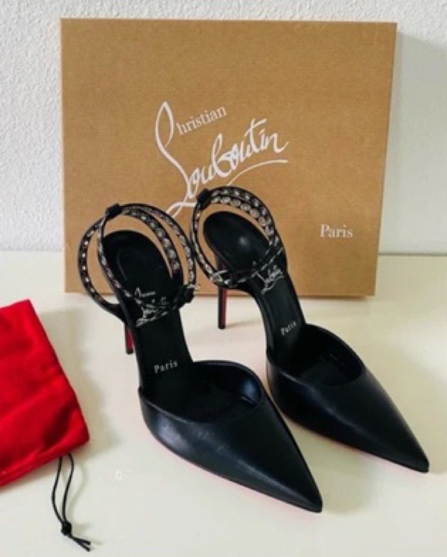 Louboutin Black Closed Toe Heel by Christian Louboutin - Pickle
