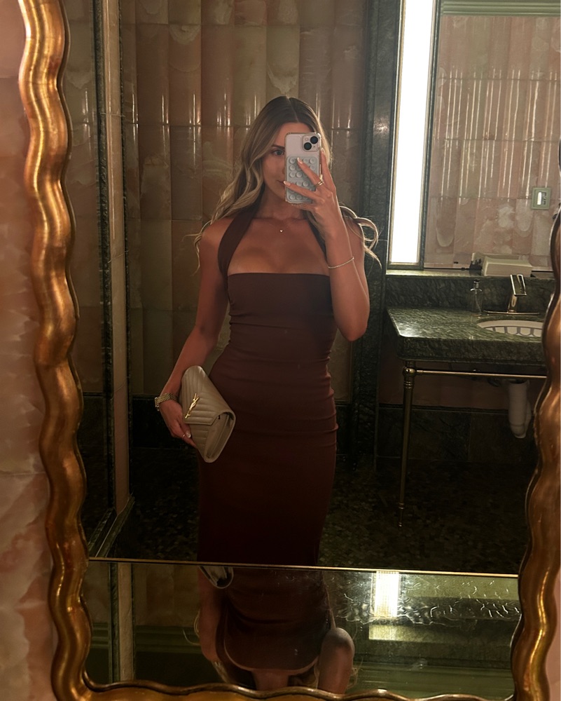 X Revolve Melody Midi Dress by House of Harlow 1960 - Pickle