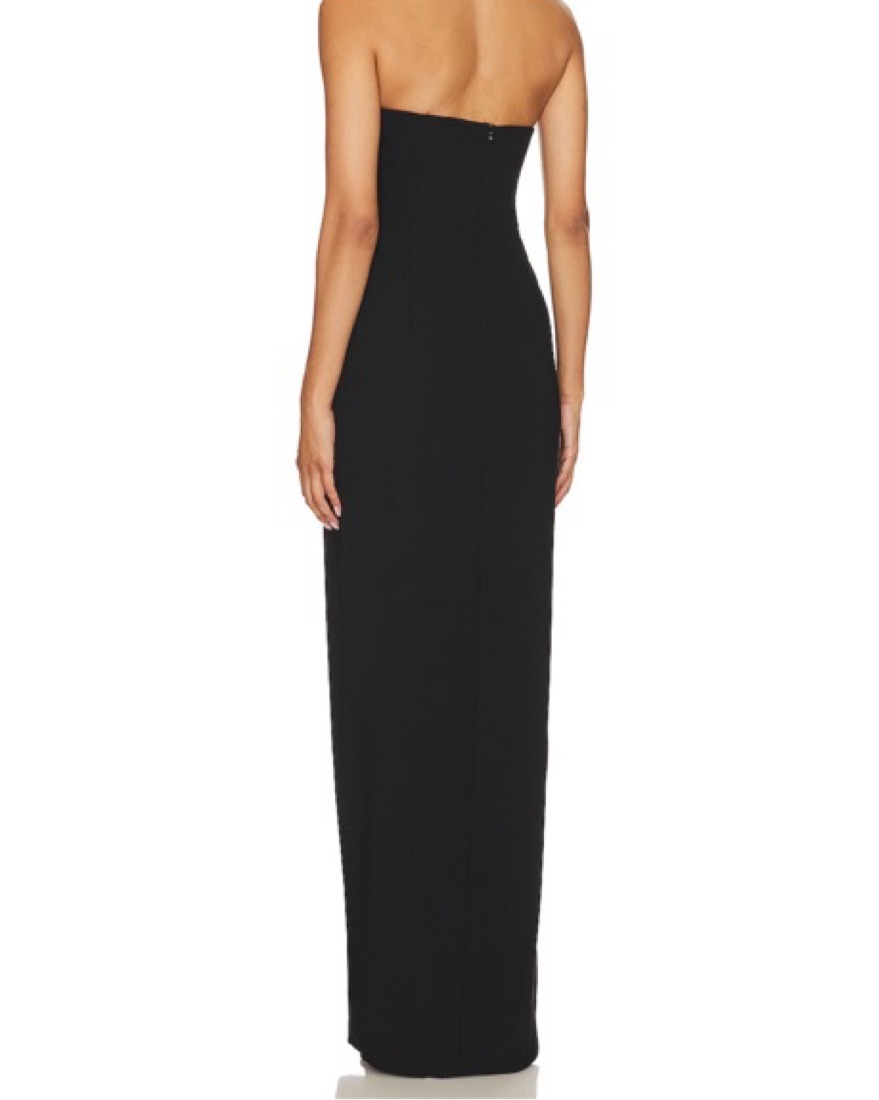 パーティードレス Axelle Strapless Waist Cutout Gown BCBGMAXAZRIA Axelle Strapless Waist Cutout Gown - Runway Catalog
