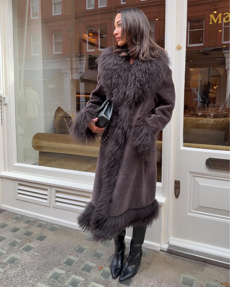 Charlotte Simone! Brown Donna Coat by Charlotte Simone - Pickle