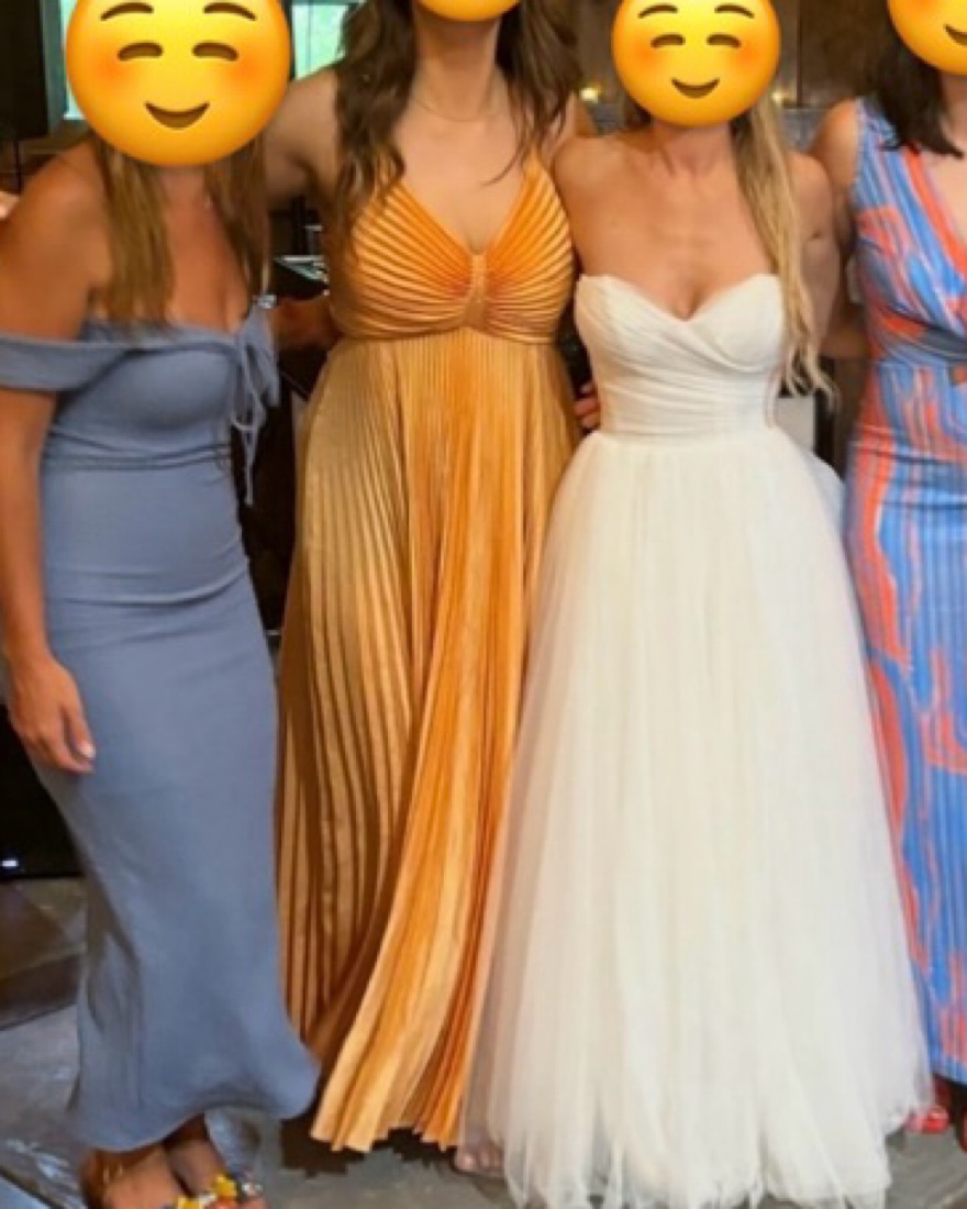 A.L.C Aries Pleated Dress - Mandarin by ALC - Pickle