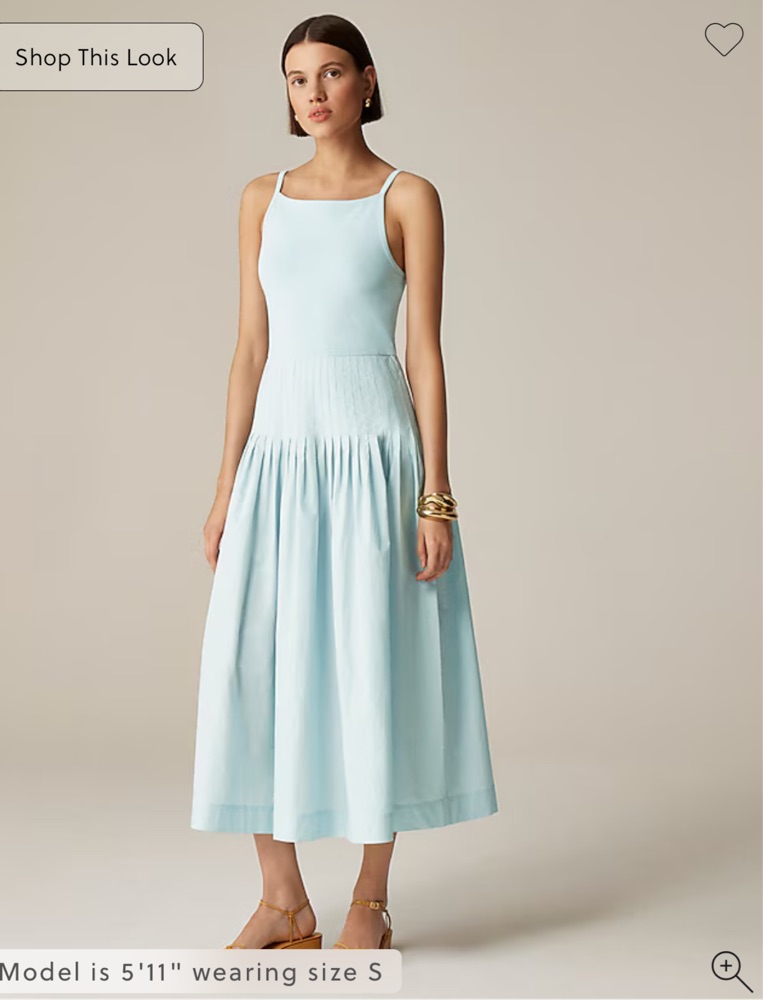 J Crew Pintuck Mixy dress Size XS by J Crew - Pickle