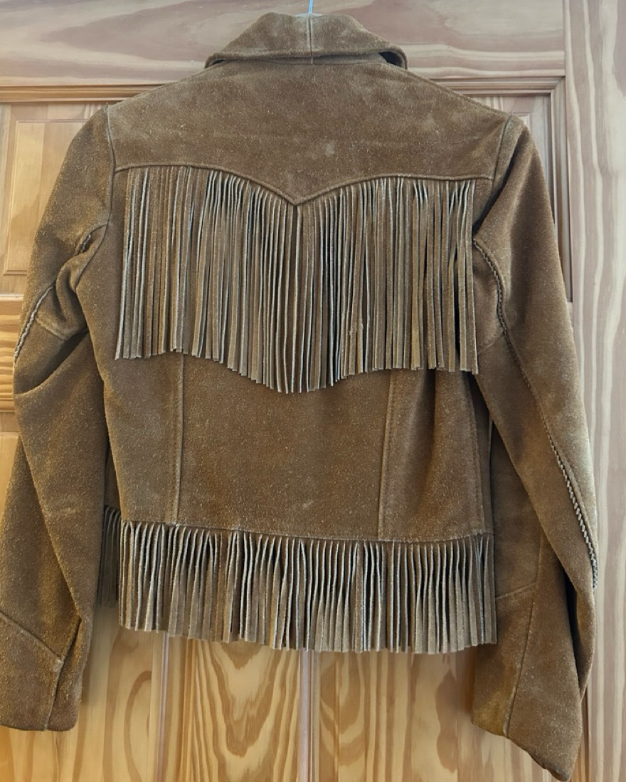 Schott NYC Western Fringe Suede Jacket by Schott - Pickle