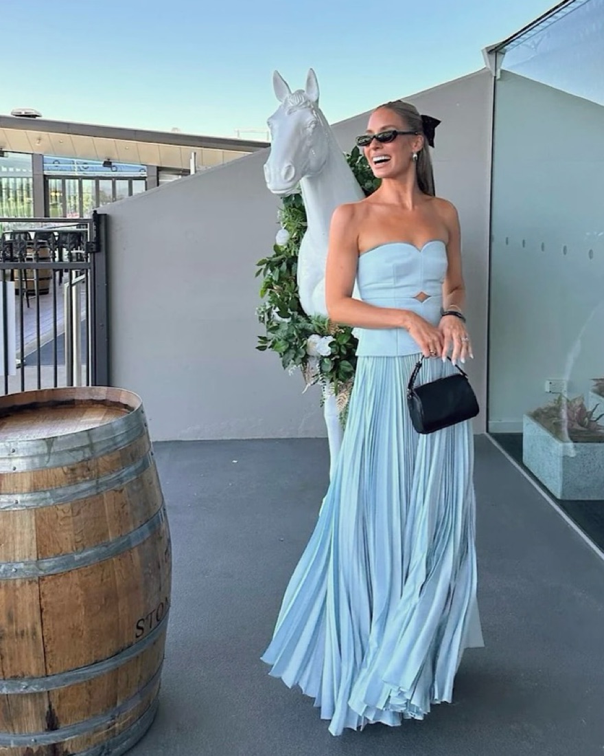 Acler Avonlea Blue Corset Dress by Acler - Pickle