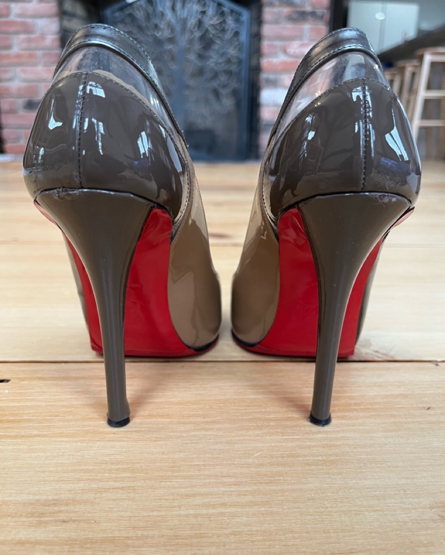 Multi- Toned Christian Louboutin Heels by Christian Louboutin - Pickle