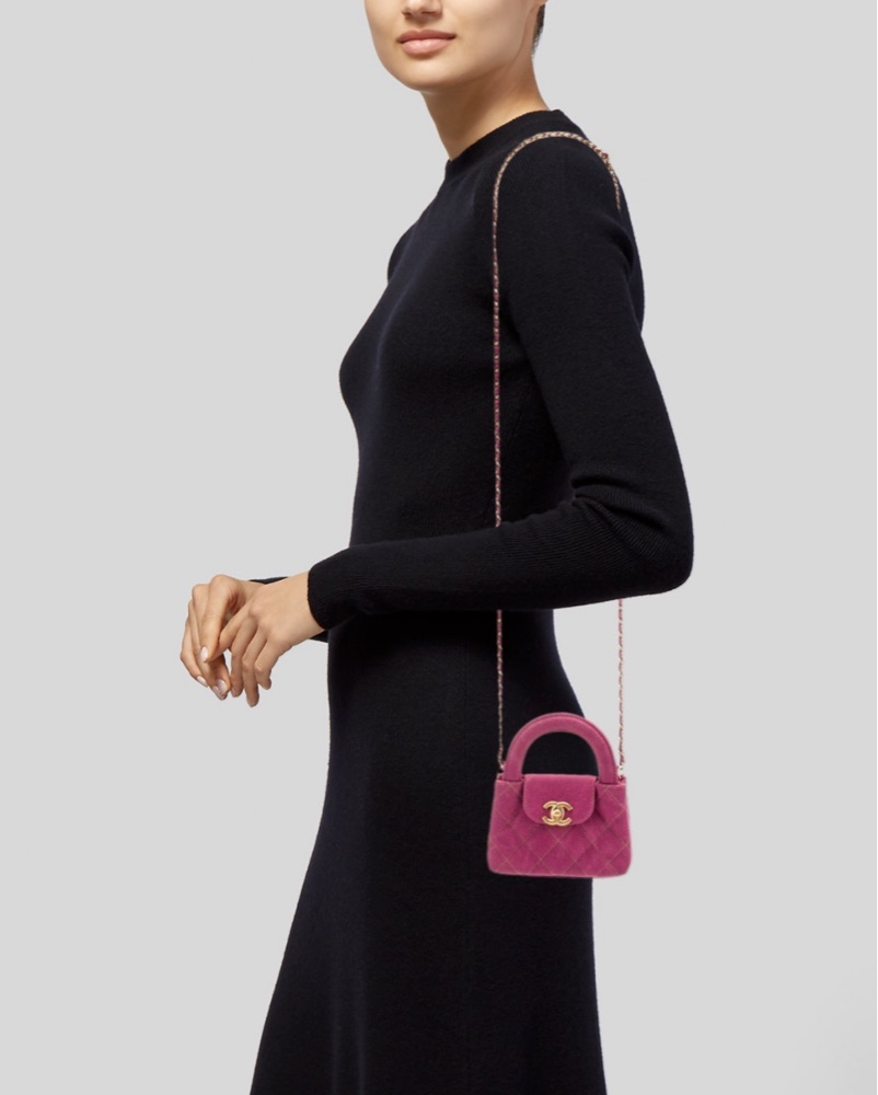 Chanel Nano “Mini Kelly” Pink Denim by Chanel - Pickle