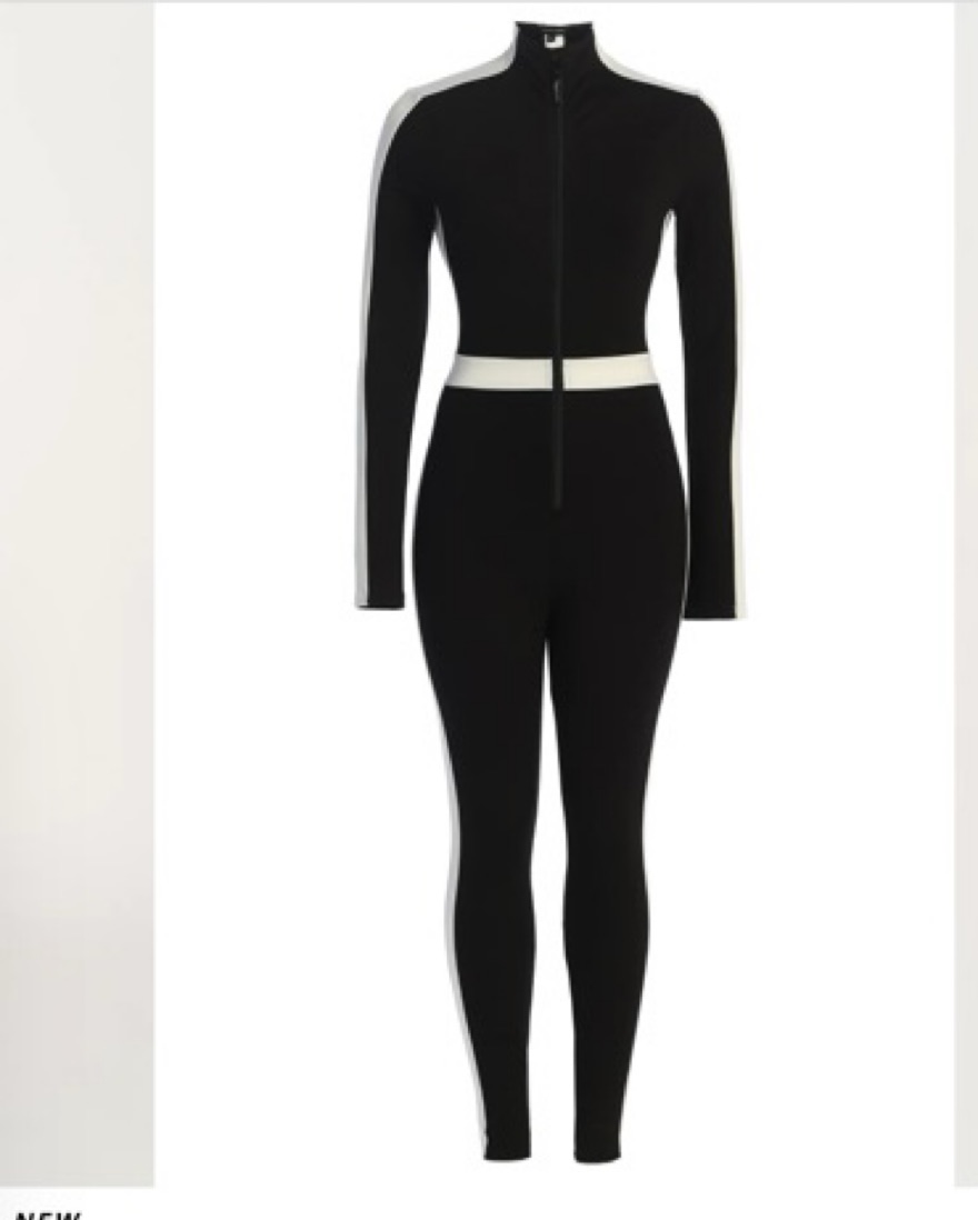 ユッキー Black Ski Jumpsuit by JLUXLABEL - Pickle