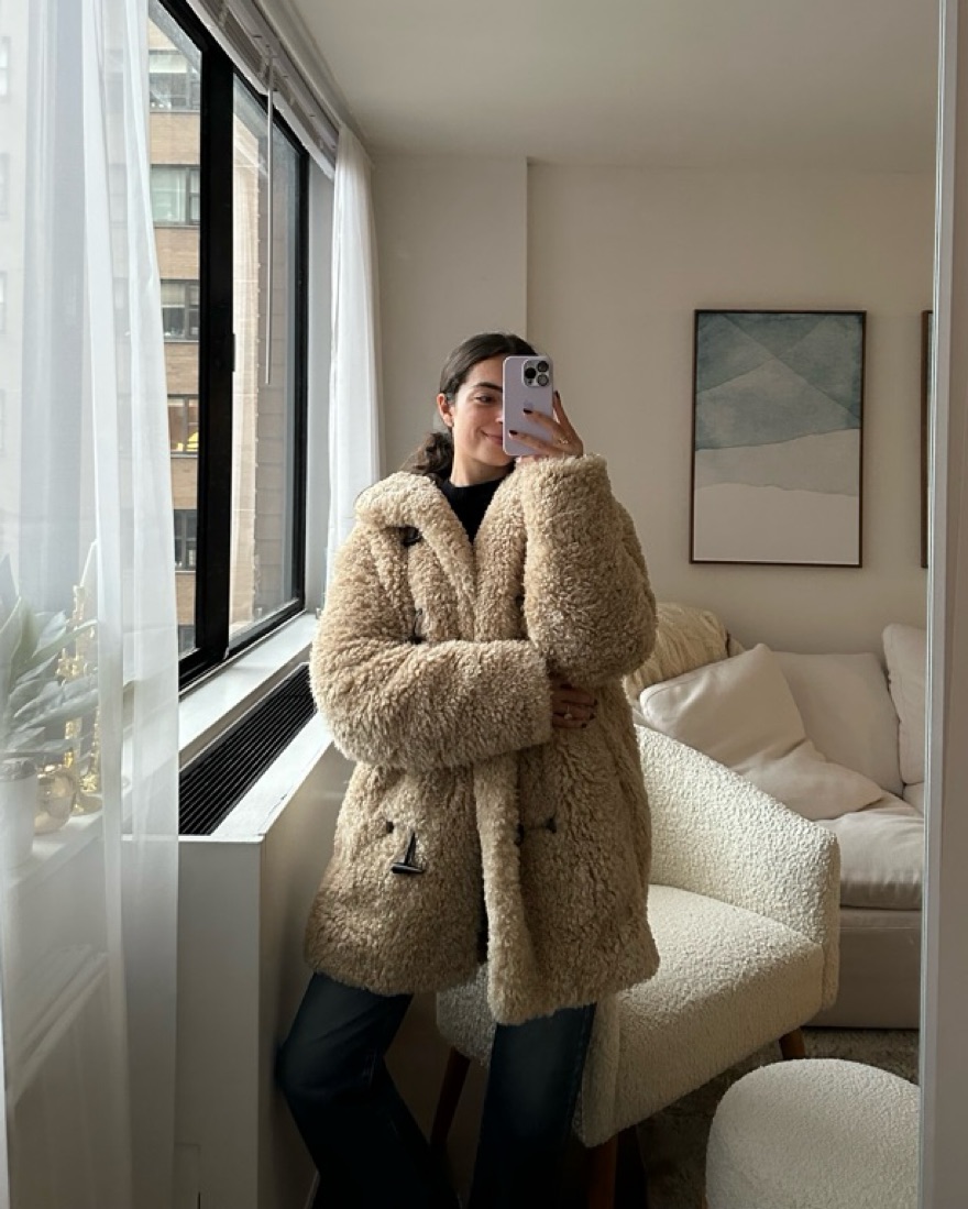 $1,095 Isabel Marant Sherpa Jacket by Isabel Marant - Pickle