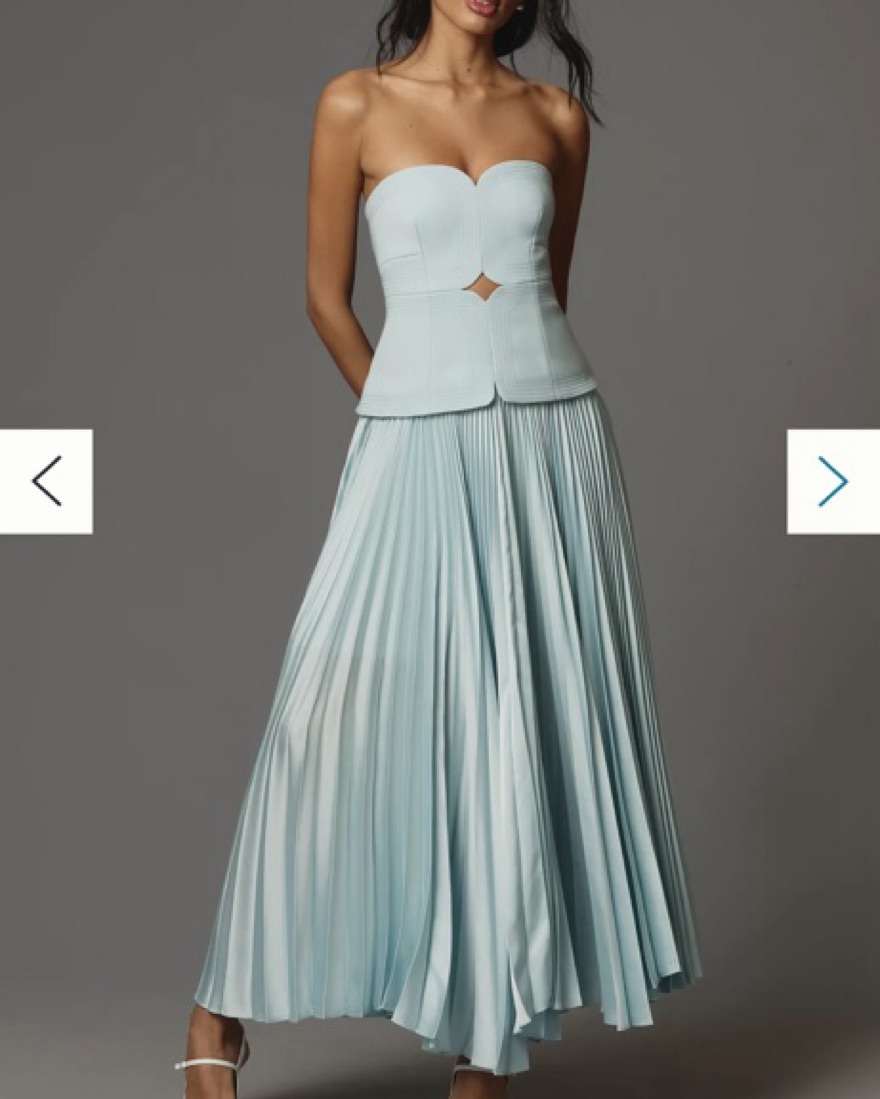 Acler Avonlea Blue Corset Dress by Acler - Pickle