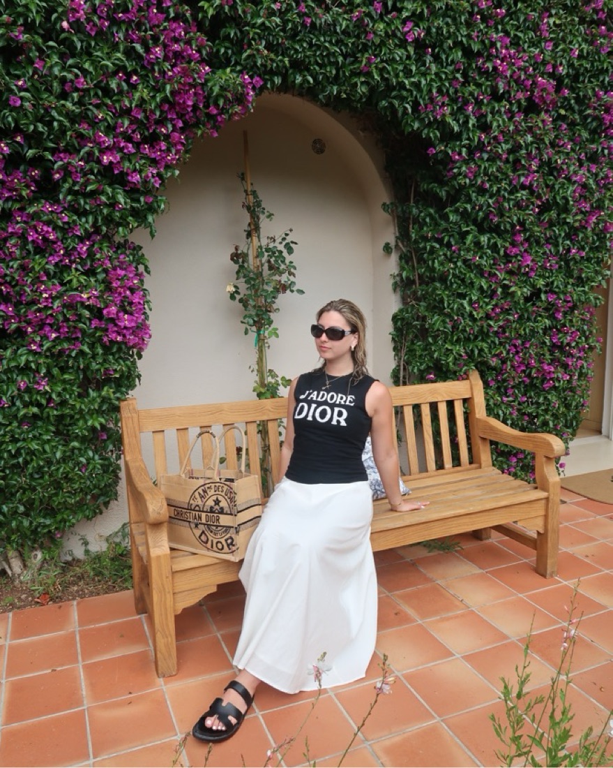 Vintage Black J'adore Dior Cotton Tank by Christian Dior - Pickle