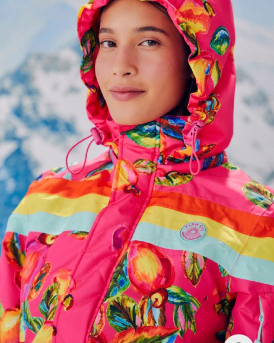 Pink Ski Suit / Farm Rio Ski Jumpsuit by Farm Rio - Pickle