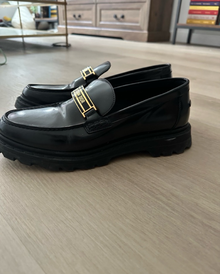 Christian Dior Chunky Loafers by Christian Dior - Pickle
