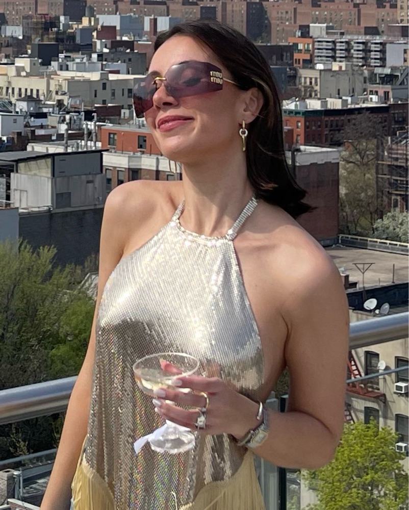 MiuMiu Aube Sunglasses by Miu Miu - Pickle