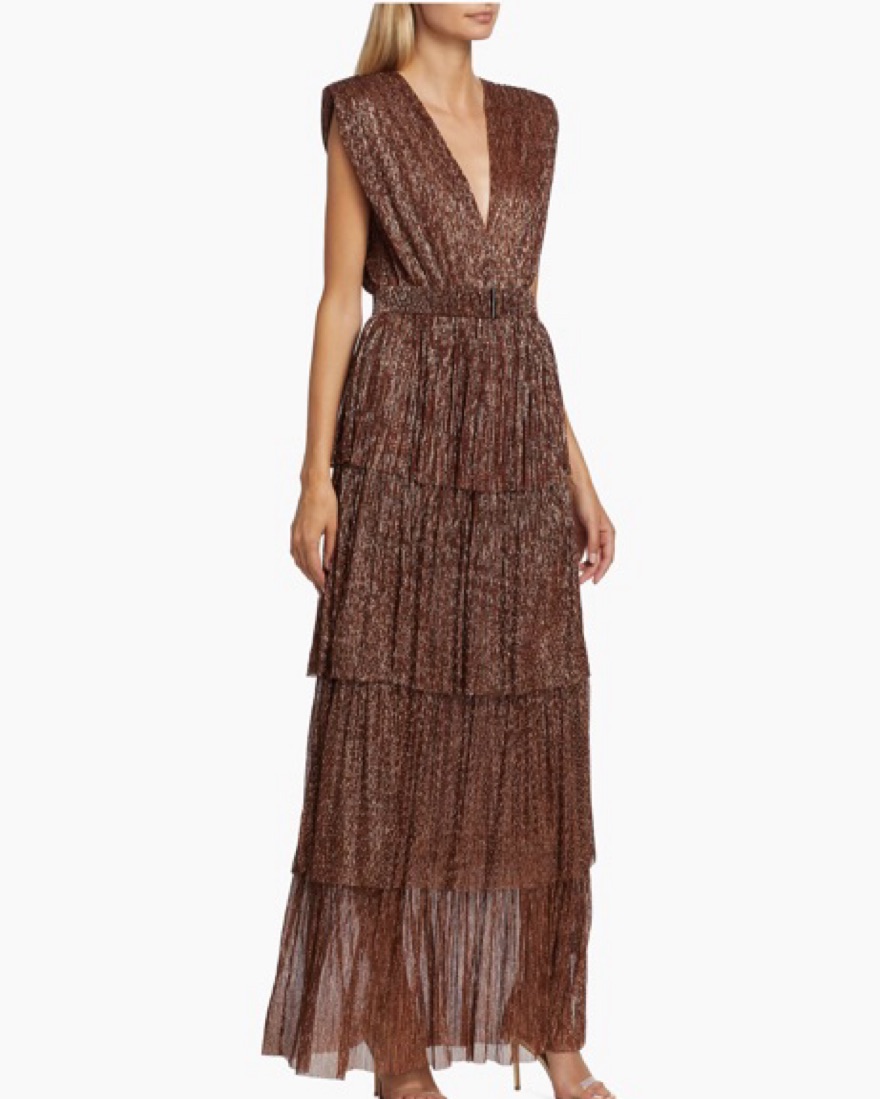 Sabina Musayev Skylar Bronze Gown by Sabina Musayev - Pickle