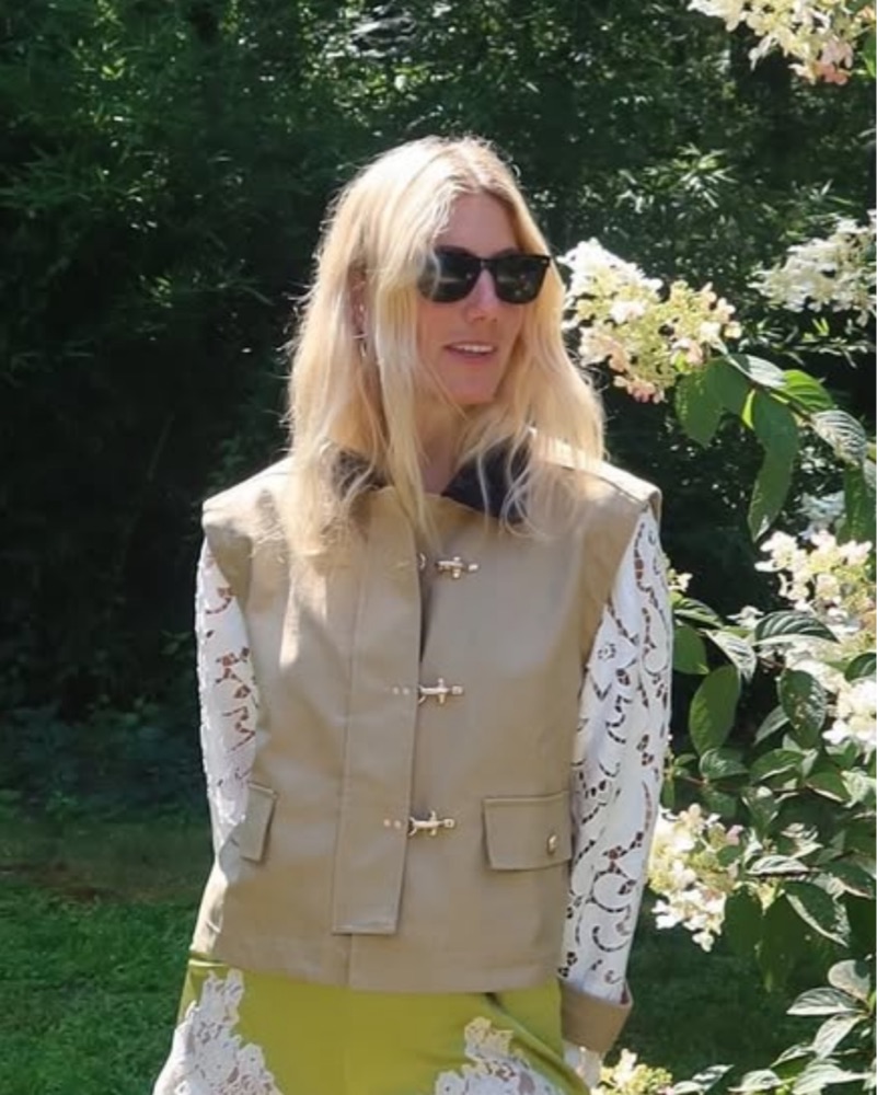 Hill House The Clarisse Lace Jacket by Hill House - Pickle