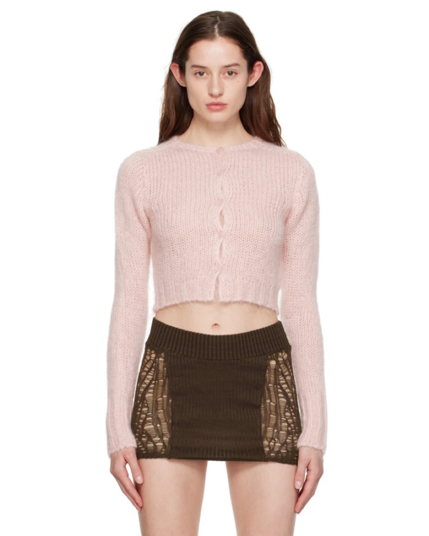 DANIELLE SHERMAN コラボニット Joe's Jeans Dani Pointelle-Knit Cardigan | Saks Fifth Avenue