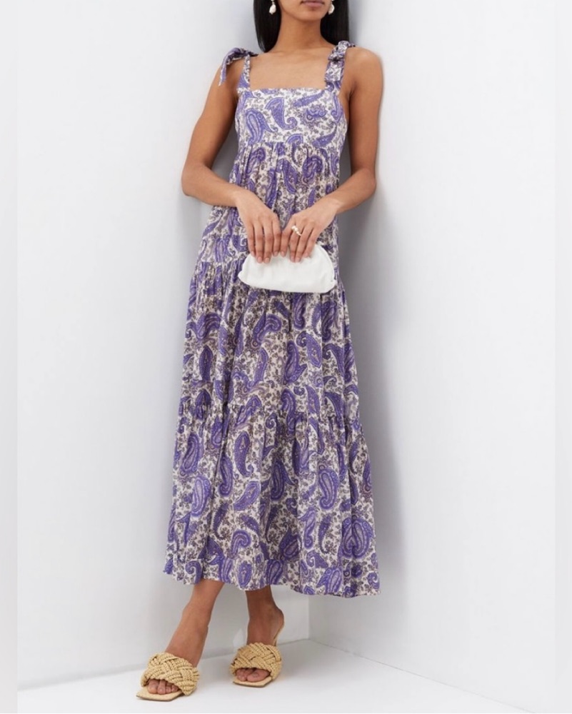 emmary様　ハーブボール付き Zimmermann Purple Paisley Maxi Dress by Zimmermann - Pickle