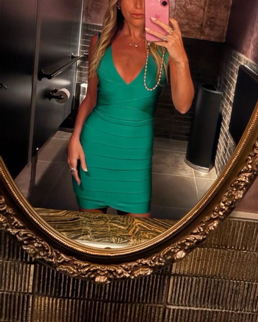 Herve Leger Bandage Mini Dress by Herve Leger - Pickle