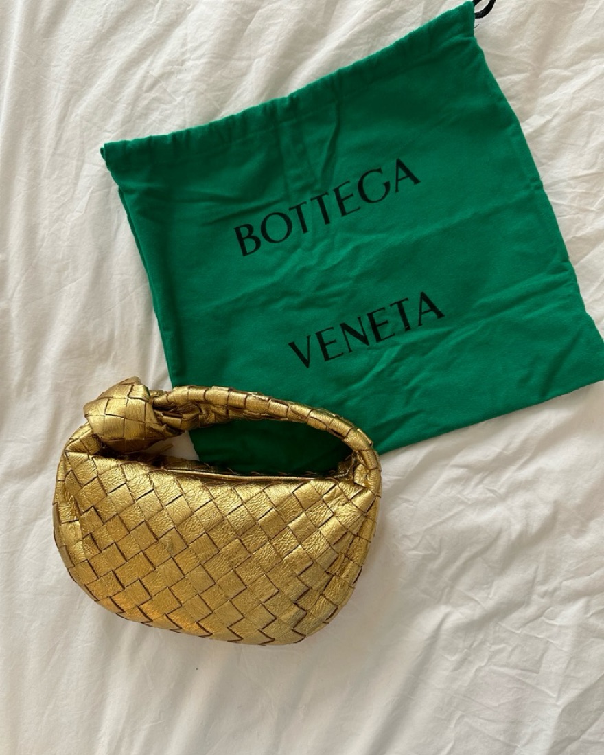 Gold Bottega Venetta Mini jodie by Bottega Veneta - Pickle