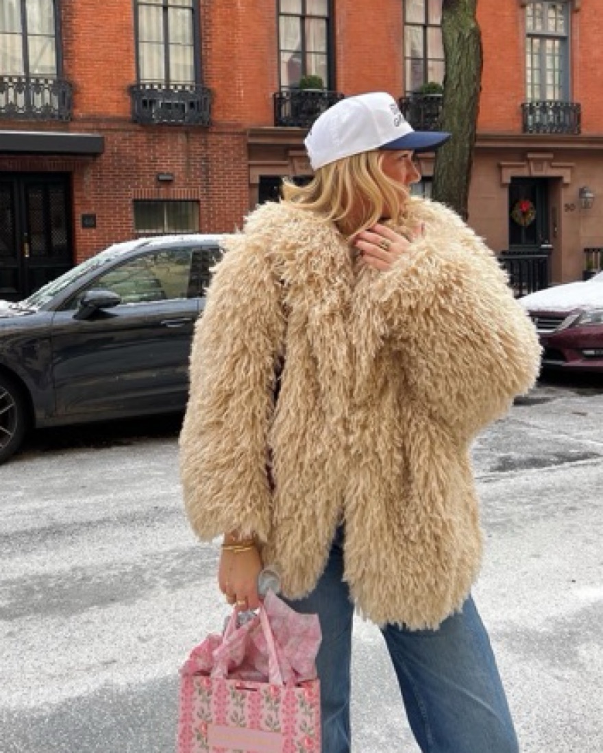 Free People Stargazer Fur Jacket by Free People - Pickle