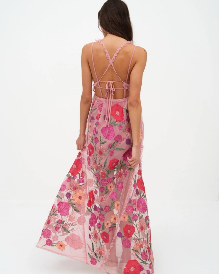 For Love & Lemons: Kaylee Maxi Dress by For Love & Lemons - Pickle