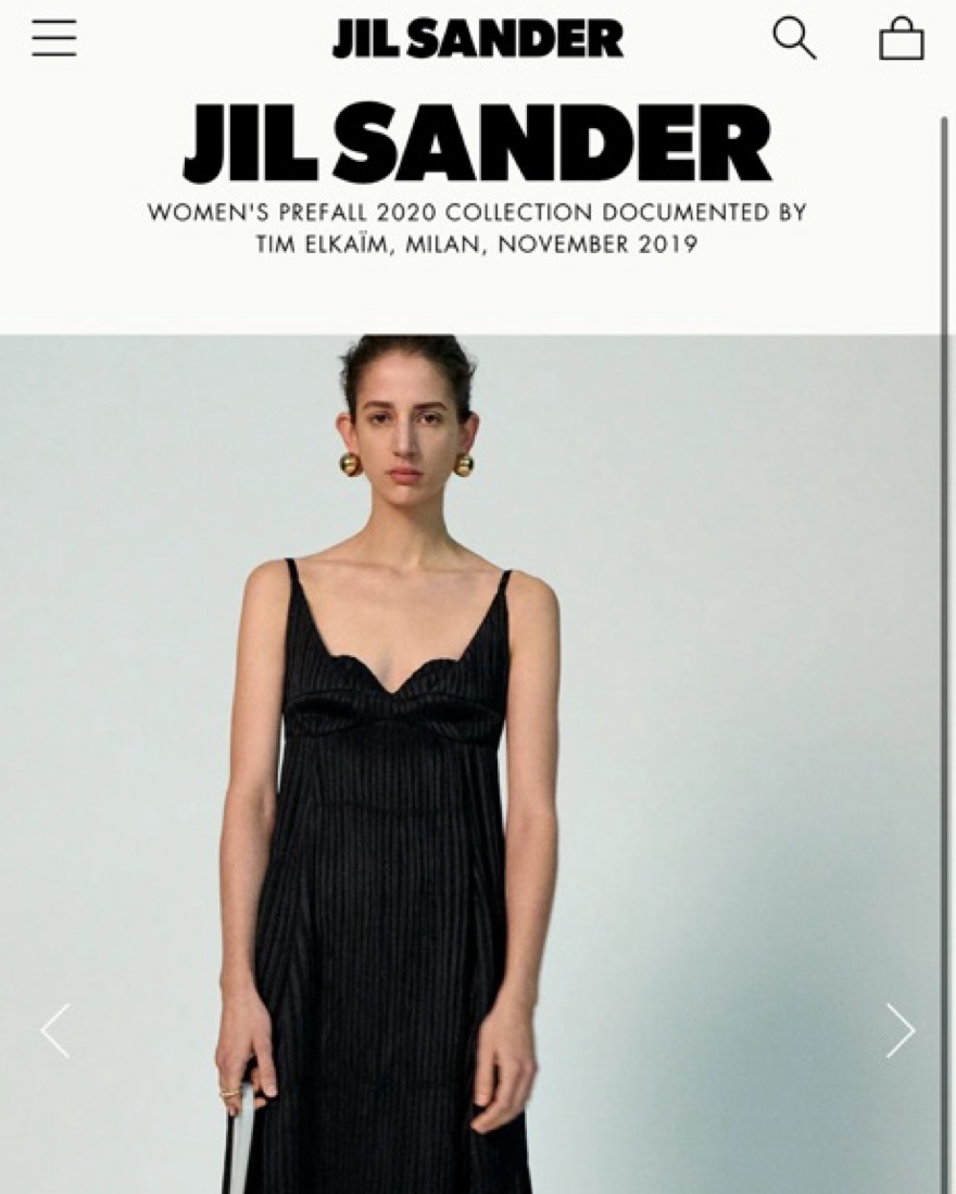 JIL SANDER ブラック ロングプルオーバー（2022aw） Women's Fall/Winter 2022