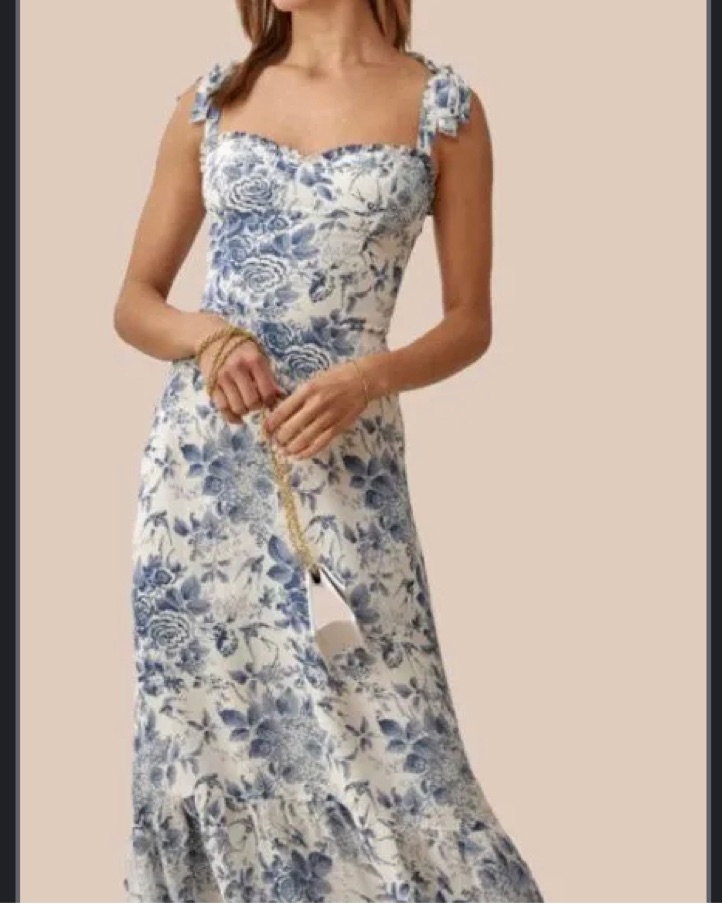 Reformation Nikita Pompadour Dress by Reformation - Pickle