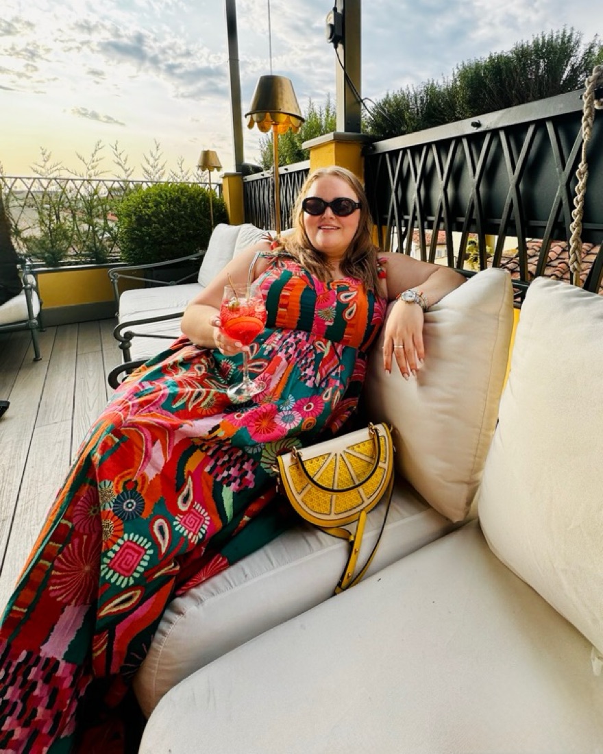 Farm Rio x Anthro Pleated Palm Dress by FARM RIO - Pickle