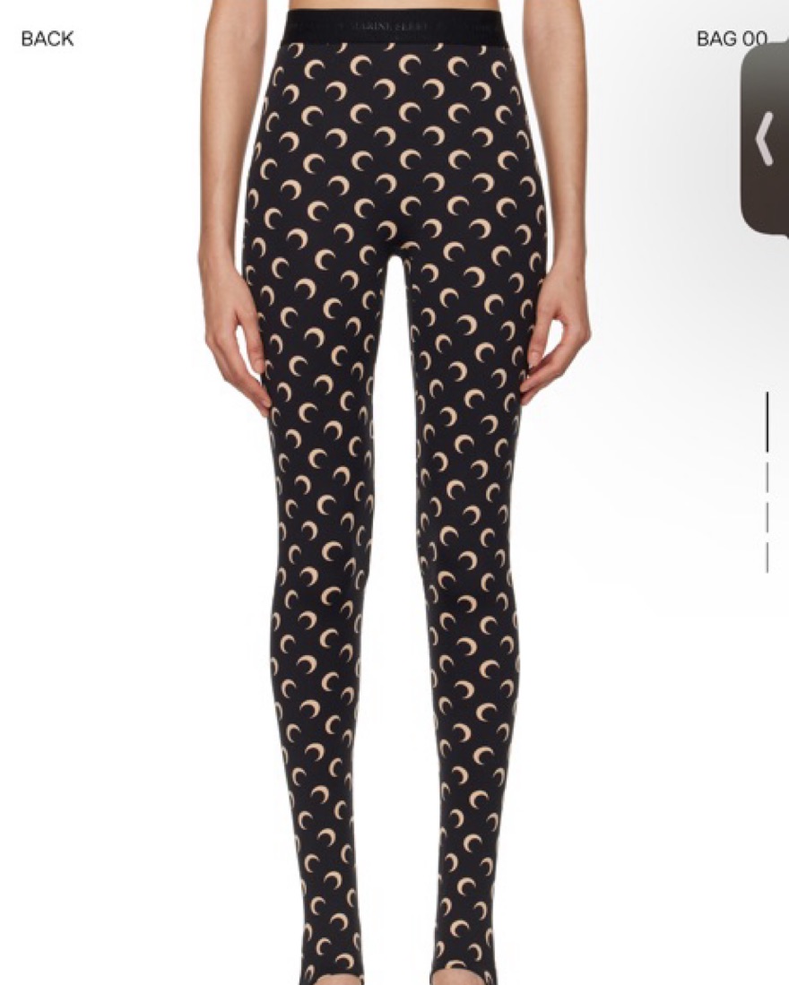 Marine Serre Moon Printed Pants/leggins by Marine Serre - Pickle
