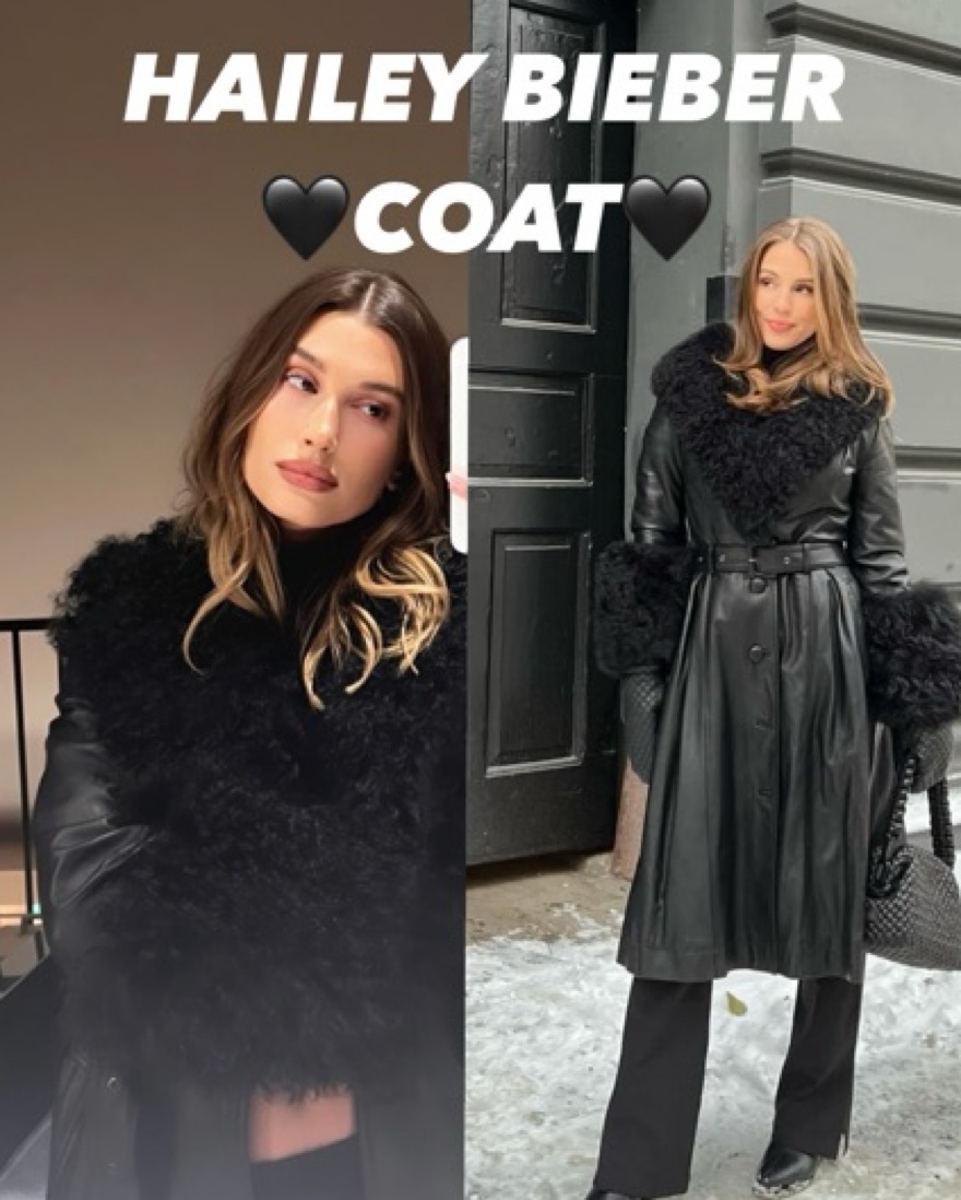 Saks Potts Leather Fur Coat by Saks Potts - Pickle