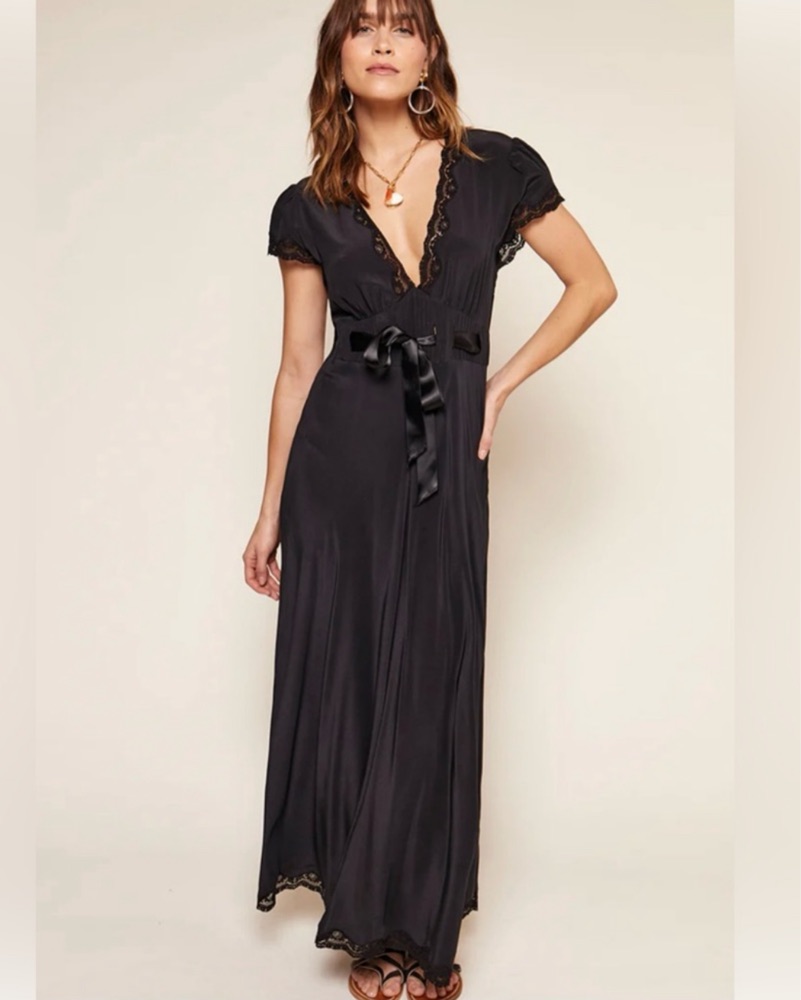 Rixo x Ciao Lucia Marlice Dress Black by Rixo - Pickle