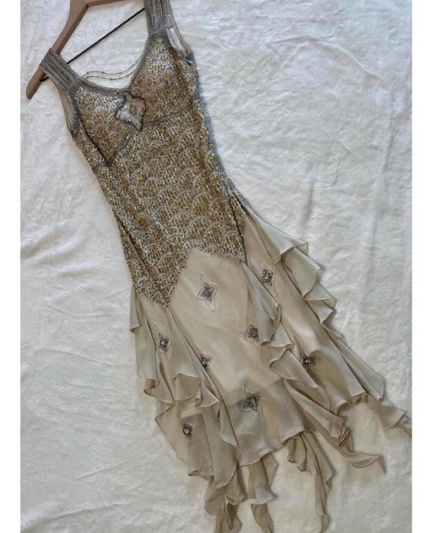 Vintage Beaded Sue Wong Dress by Sue Wong - Pickle