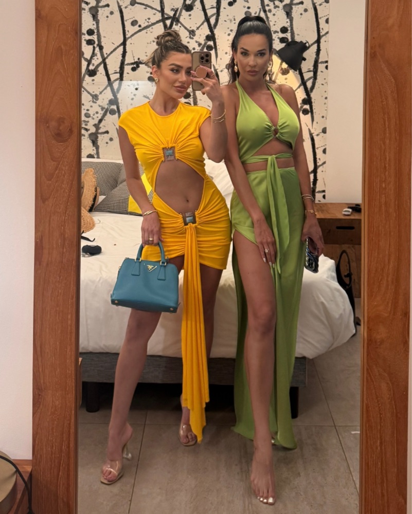 Christopher Esber Duo Bezel cutout Dress by Christopher Esber - Pickle