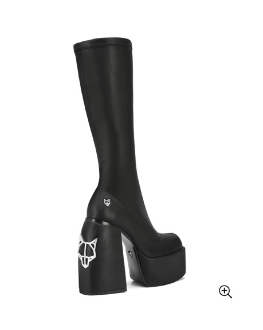 新品タグ付きNAKEDWOLFE ブーツ 36 ブラック Naked Wolfe Spice Black Stretch Boot by Naked Wolfe - Pickle