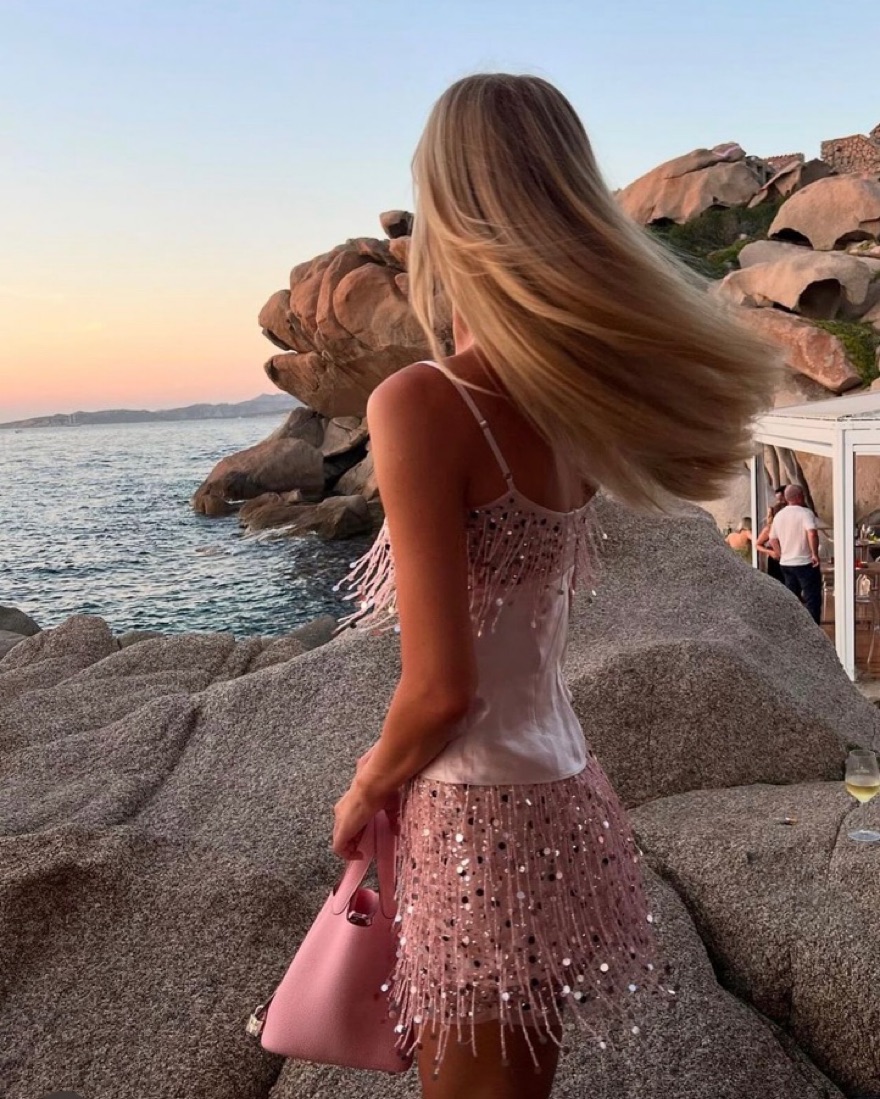 Asta Resort hand-beaded set by Asta Resort - Pickle