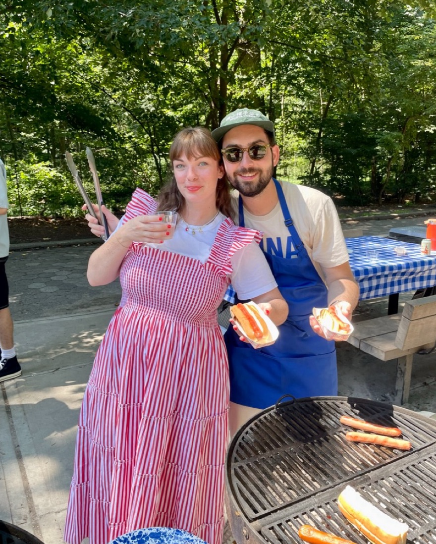 House on the Hill　Dress (Red)　100(3Y) House on the Hill Dress (Red) 100(3Y) Women's Ellie Cotton Poplin