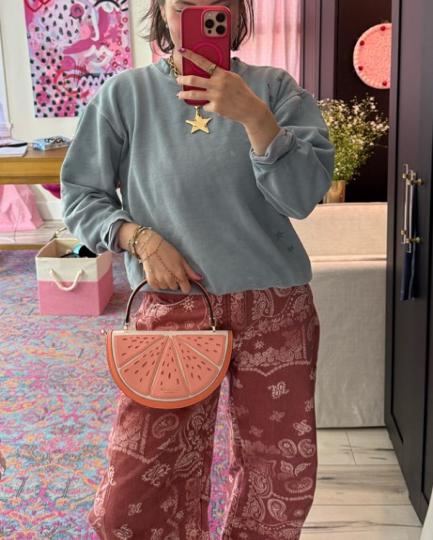 ホルターカットプルオーバー Kate Spade New York Lucy Spade Flower Floral Small L-zip Wristlet
