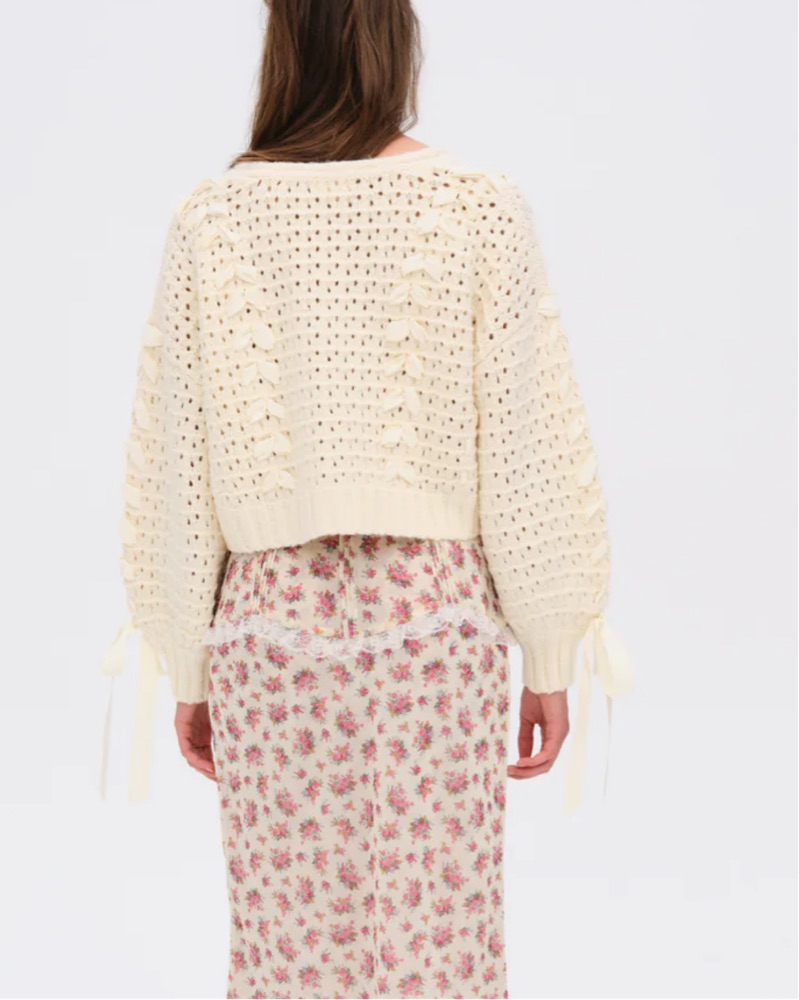 For Love and Lemons Laurel Cardigan by For Love & Lemons - Pickle