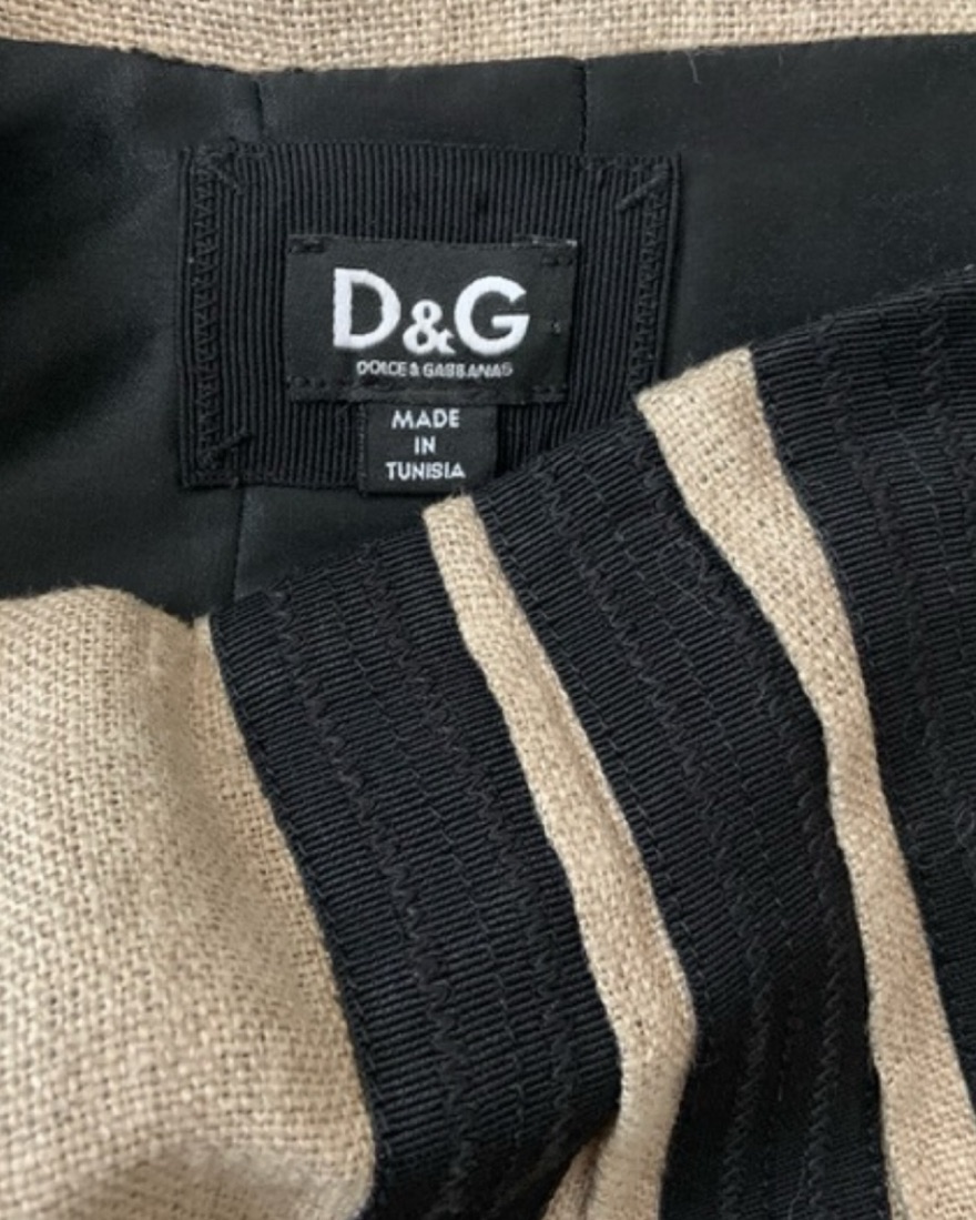 Dolce And Gabbana Linen Skater Skirt by Dolce + Gabbana - Pickle