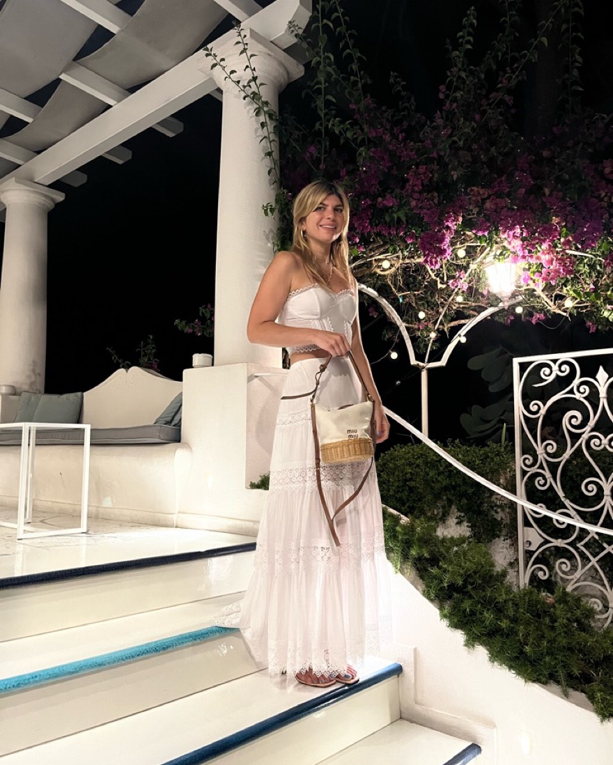 R CharoRuiz チャロルイス IBIZA レース キャミソール ビスチェ Charo ruiz ibiza White Eyelet Set by Charo Ruiz - Pickle