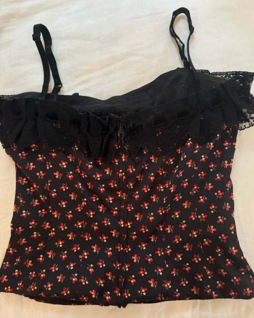 DOLCE&GABBANA ビスチェ Dolce & Gabbana Cherry Corset by Dolce + Gabbana - Pickle