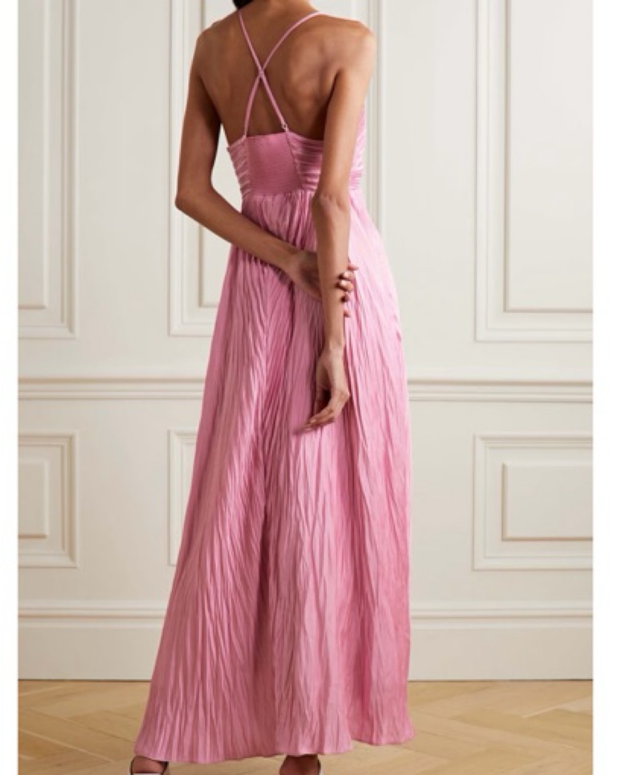 ALC Angelina Pleated Midi Dress by ALC - Pickle