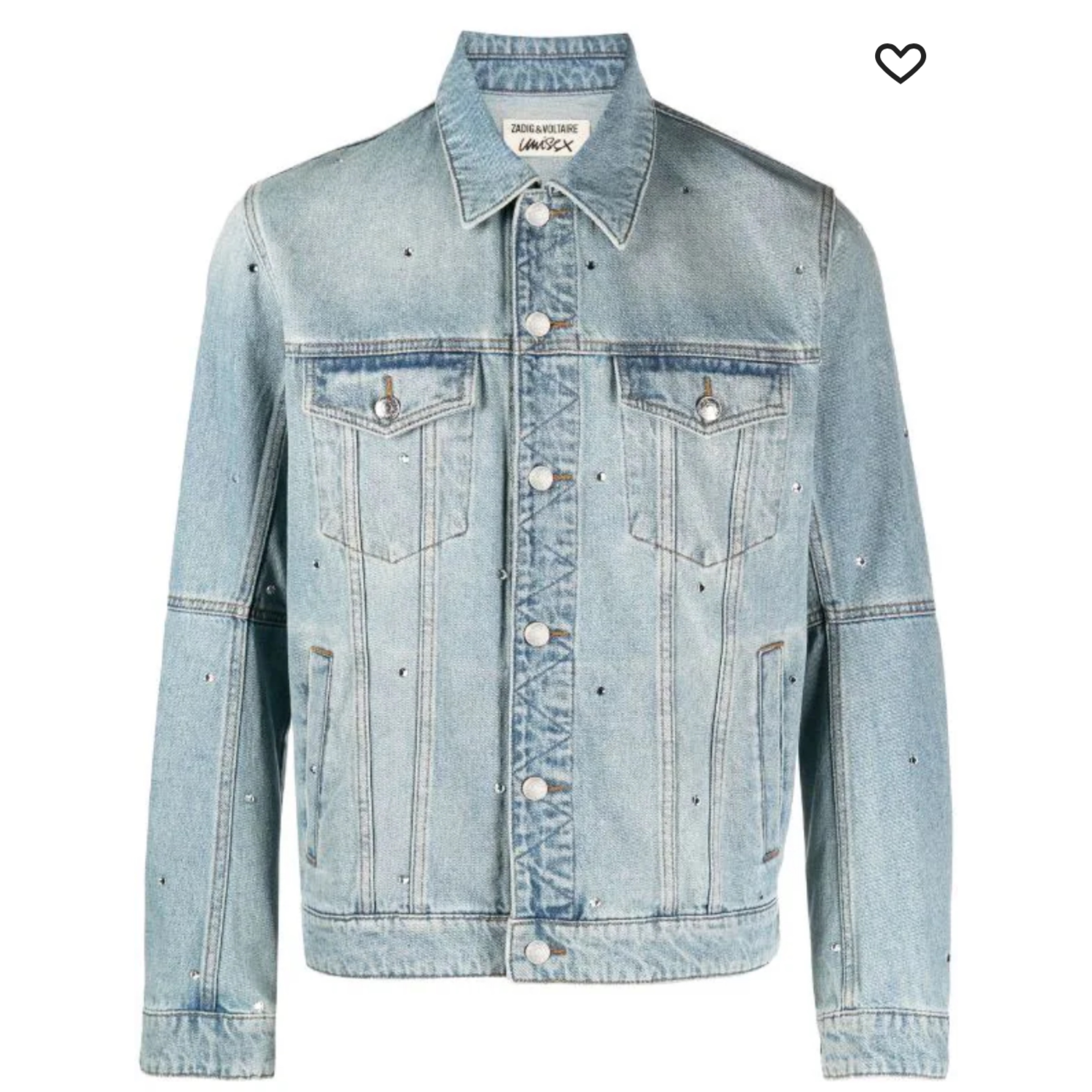 Zadig Voltaire Denim Rhinestone Jacket by Zadig&Voltaire - Pickle