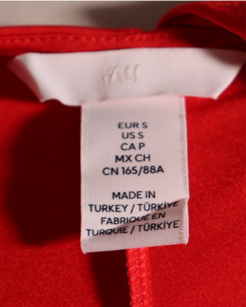 H&M Small Red Halter Neck Maxi Dress by H&M - Pickle