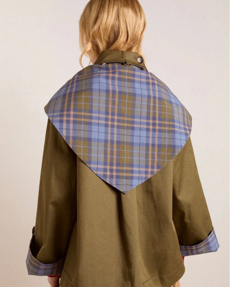 Damson Madder Reversible Trench Coat by Damson Madder - Pickle