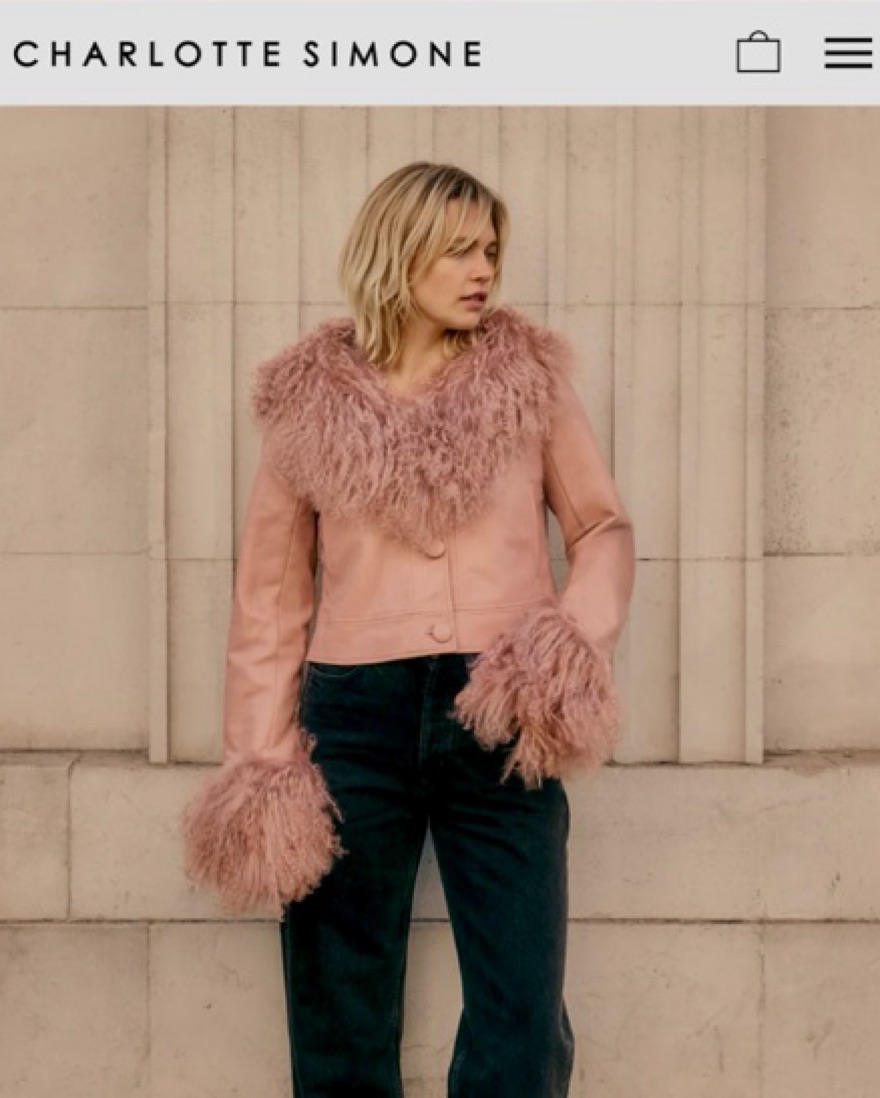 Charlotte Simone Cropped Penny Jacket by Charlotte Simone - Pickle