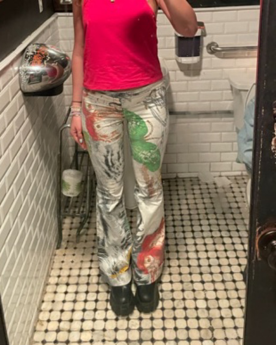 Just Cavalli Butterfly And Floral Jeans by Just Cavalli - Pickle