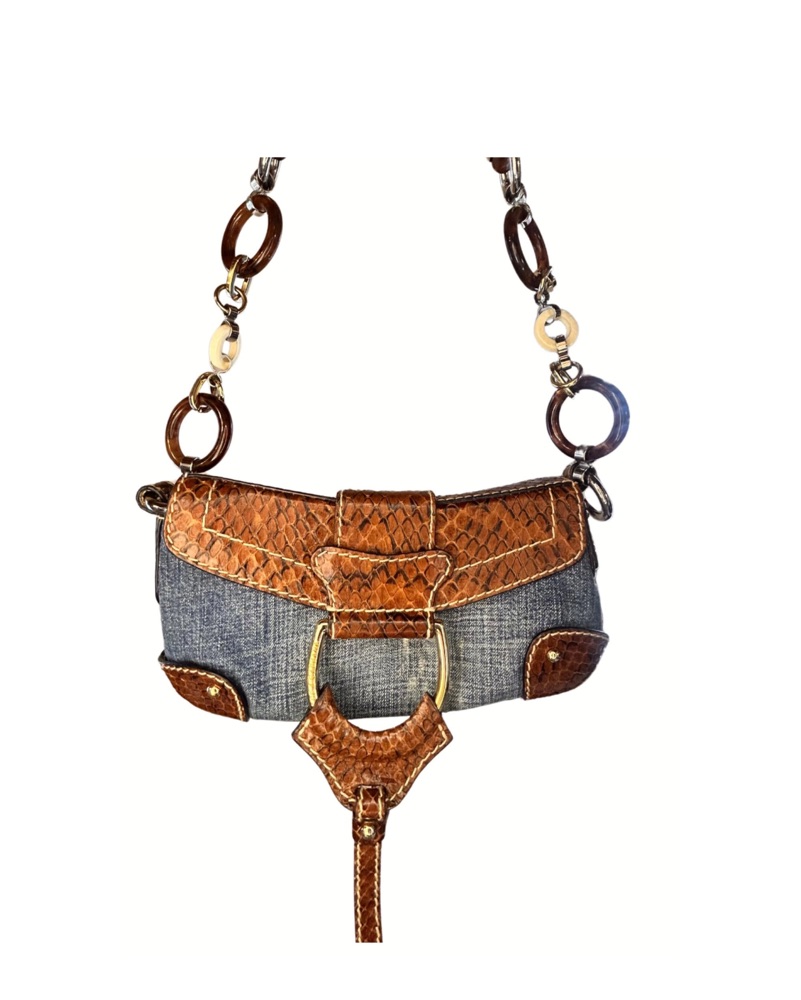 Vintage Dolce & Gabbana Denim Bag by Dolce + Gabbana - Pickle